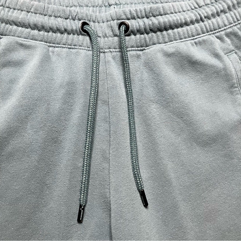 ☀️ The North Face Sweat Shorts Mens Size Small Green/Blue - Picture 4 of 7